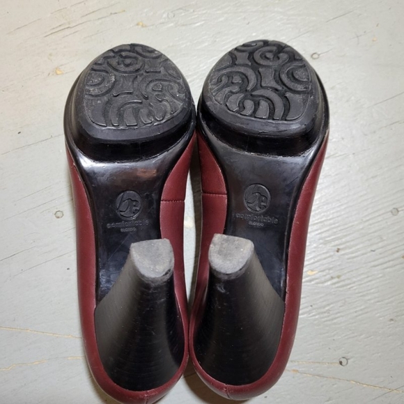 Blondo Burgundy Leather Shoes Size 5 1/2 - Picture 5 of 8